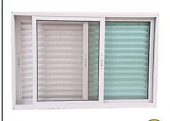 Janela de alumínio com persiana integrada Janela de alumínio com persiana integrada
