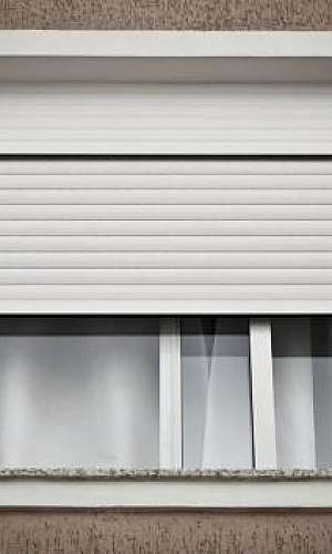 Janela persiana integrada motorizada Janela persiana integrada motorizada