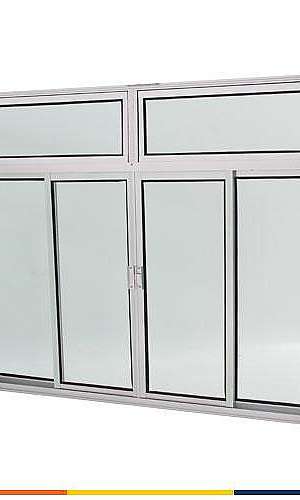 Janela veneziana de alumínio 6 folhas Janela veneziana de alumínio 6 folhas