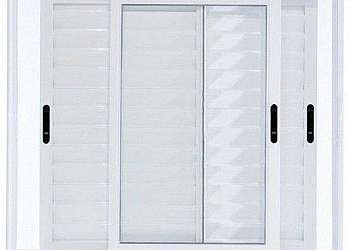 Janela veneziana de alumínio com vidro Janela veneziana de alumínio com vidro