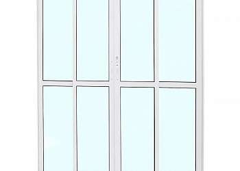 Portão de alumínio branco Portão de alumínio branco