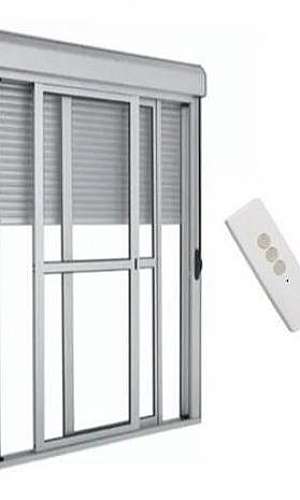 Porta com persiana automática Porta com persiana automática