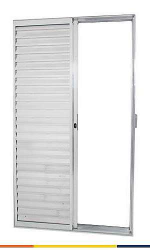 Porta de correr 2 folhas alumínio Porta de correr 2 folhas alumínio