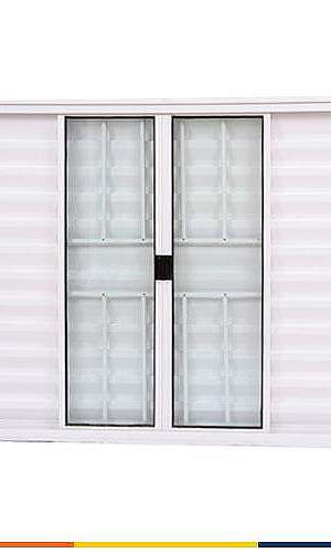 Portas e janelas de alumínio branco direto da fabrica